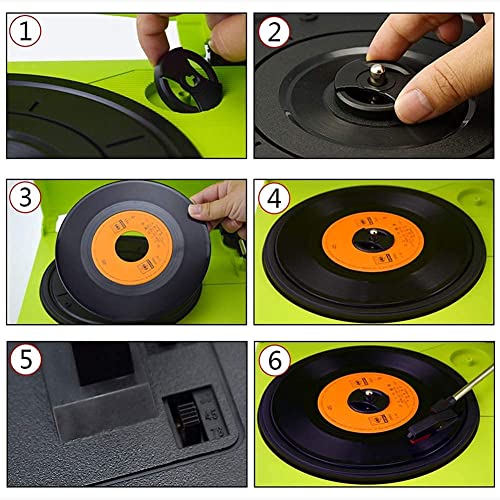 AURADO Tourne-Disque, Bluetooth Vinyl Record Player Turntable Haut-Parleur intégré 33/45/72 RPM Salon Moderne Home… - Les Beatles, Paul McCartney, John Lennon, RIngo Starr, George Harrison AURADO Tourne-Disque, Bluetooth Vinyl Record Player Turntable Haut-Parleur intégré 33/45/72 RPM Salon Moderne Home… – Image 6