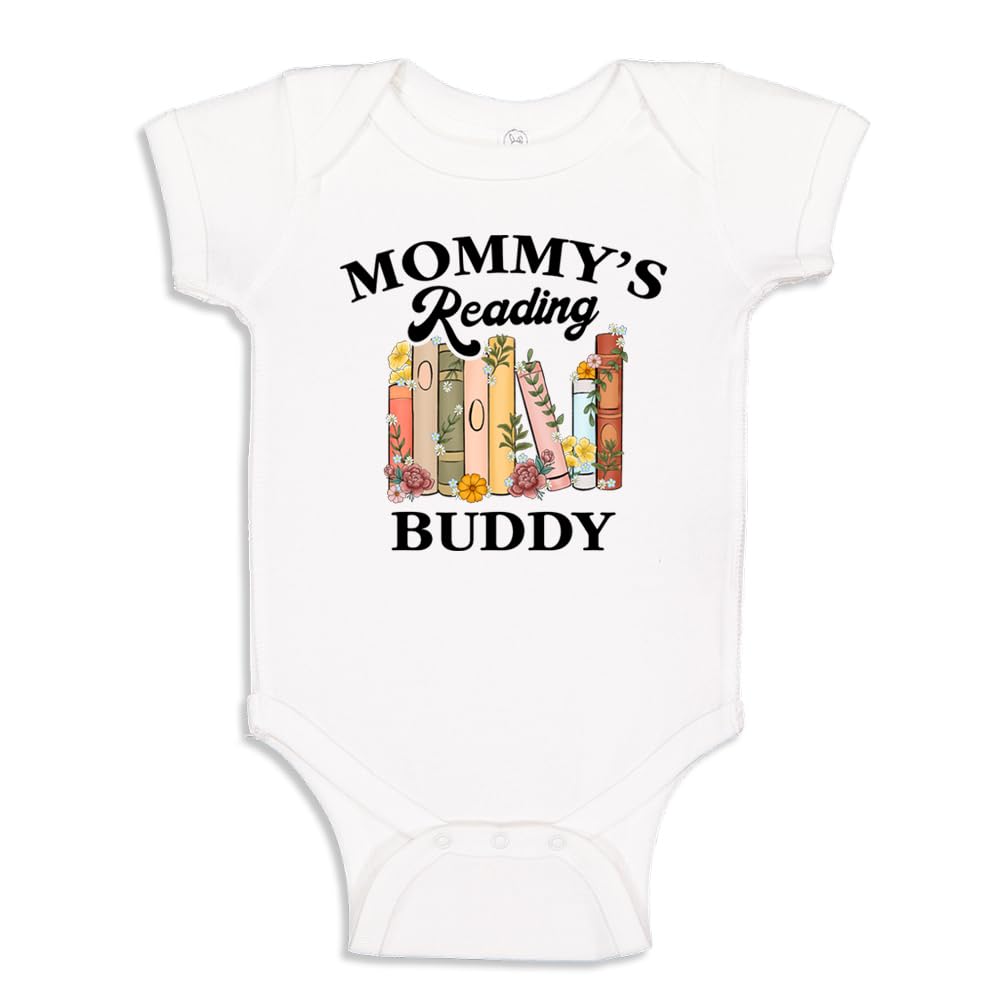Mommy's Reading Buddy Baby One Piece Or Toddler T-Shirt for Reading Baby
