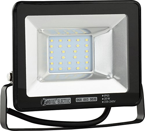 LED Fluter 20 Watt Flutlicht Fluter Scheinwerfer Wandstrahler Außenstrahler Baustrahler Warmweiss