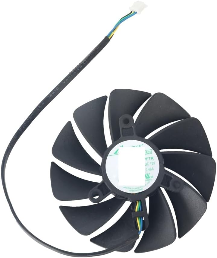 Video Card Fan for RTX 3070 Ti 3080 Ti 3080 3090 AMP Holo LHR 87MM GA92S2U Graphics Card Cooling Fan(Fan - B)