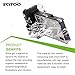 SCITOO MAF Mass Air Flow Sensor 5pins Fit for Chevrolet Camaro 10-14, for Chevrolet Cobalt 05-10, for Chevrolet Colorado 07-12, for Chevrolet Corvette 06-13, for GMC Canyon 07-12, for GMC Envoy 06-09