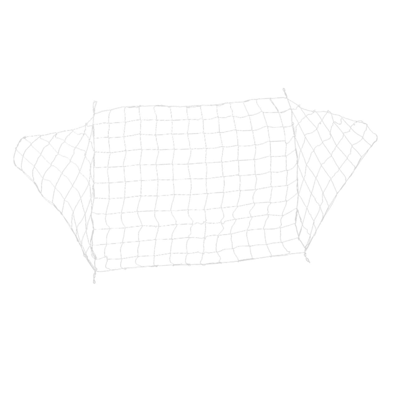 Filet de Football PE pour But, Lot de 2 Pièces Blanc