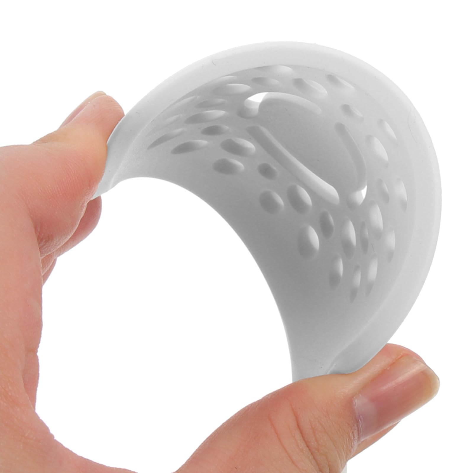 Schiumarola in Silicone Manico in Legno per Cucina Domestica | Colino Forato per Noodles e Brodi, Leggero e Resistente alla Corrosione, Utensile da Tavola per Uso Quotidiano