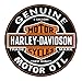 Harley-DavidsonÂ® Motor Oil Bar & Shield Logo Round Puzzle - 26.5 inch 6022D