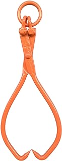 OAOLOWF Skidding Tongs Log Lifting/Swivel Dragging Steel Tongs Log Lifting, Handling, Dragging & Carrying Tool / 18inch Jaw Opening (18"-O-Ring)