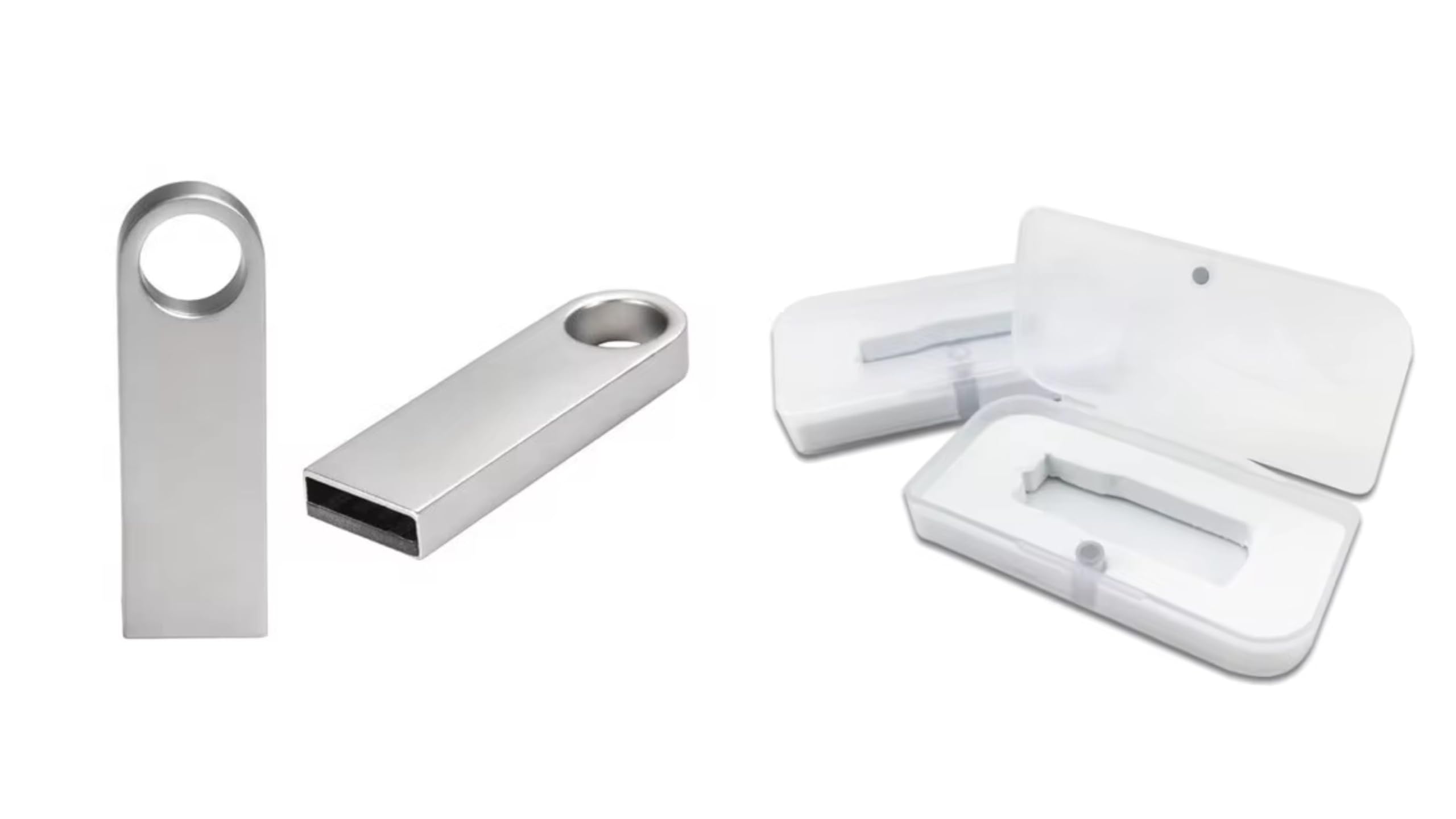 SippyTales® 4GB Metal USB Flash Drive, USB 2.0 Interface, Fashion Metal Button Design, White, Upto 10Mbps-image-25