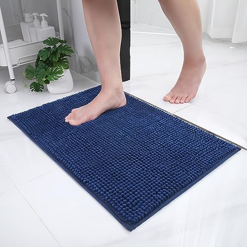 smiry Non Slip Chenille Bath Mat, Extra Soft Bathroom Mat - Image 2