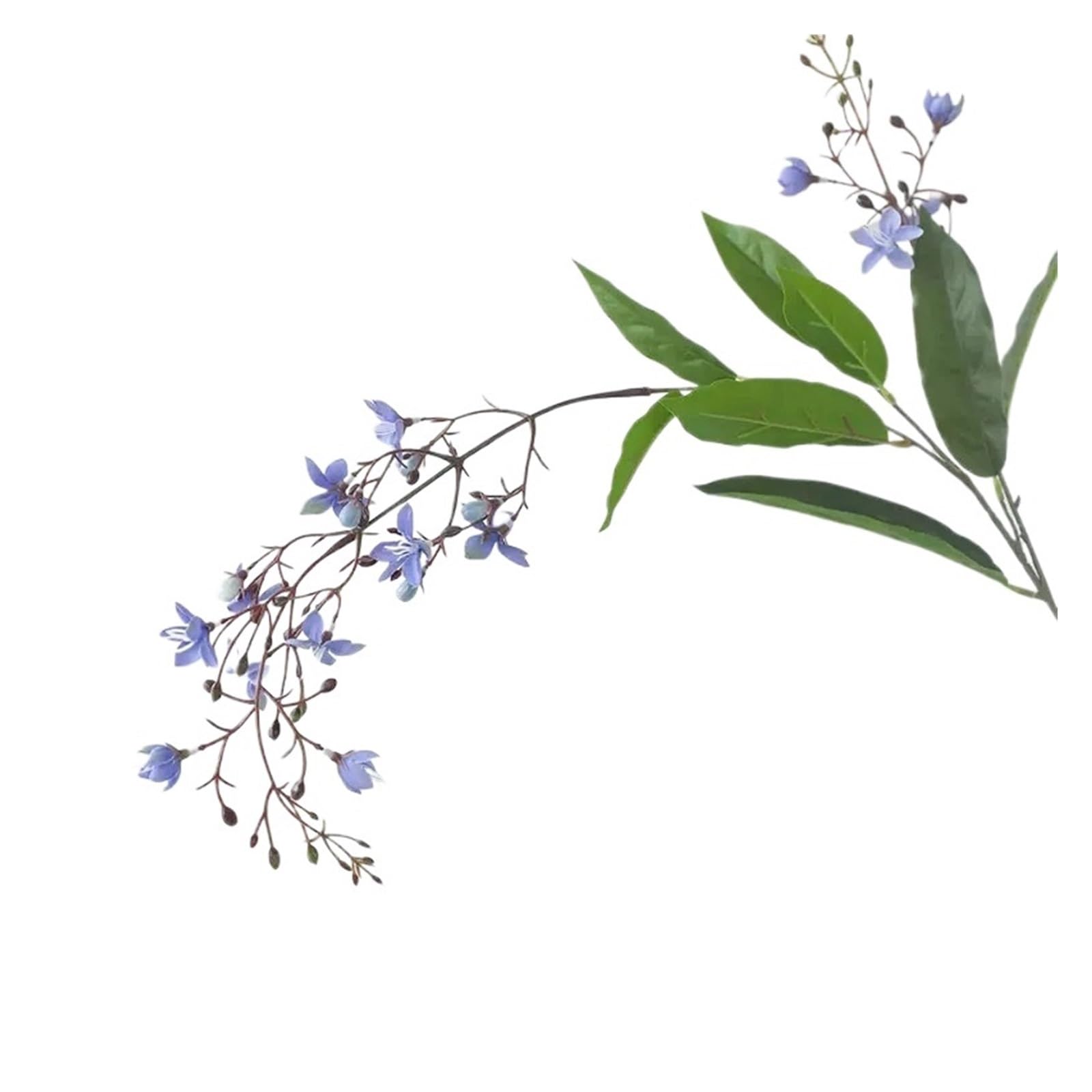Casetlong 1PC Artificial Flower White Flowers Hanging Decoration For Wedding Bouquet Balcony(Purple Jasmine)
