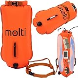 molti 2in1 aufblasbare Schwimmboje und Trockensack 15L 28L Pull Boje für Erwachsene Baywatch Boje...