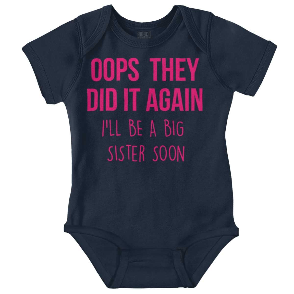 Brisco Brands Oops They Did It Again Im A Big Sis Baby Bodysuit Jumper Girls