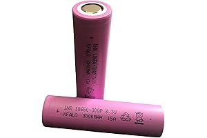 18650 Rechargeable Battery 3000mAh, Authentic 30QP 3.7V Battery, Flat Top