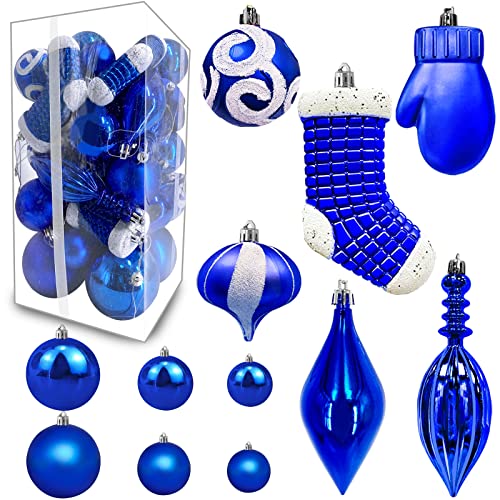 Blue Christmas Tree Ornaments