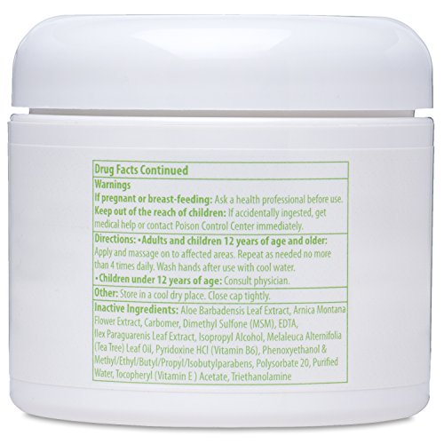 Gout And You Joint Discomfort Relief Cream For Joint Flare-Ups, Tendon, Muscle Ache - Fast Acting Joint Discomfort Relieving Rub With Arnica Extract, Ilex Leaf Extract, Aloe Vera And Tea Tree Oil #TOP6