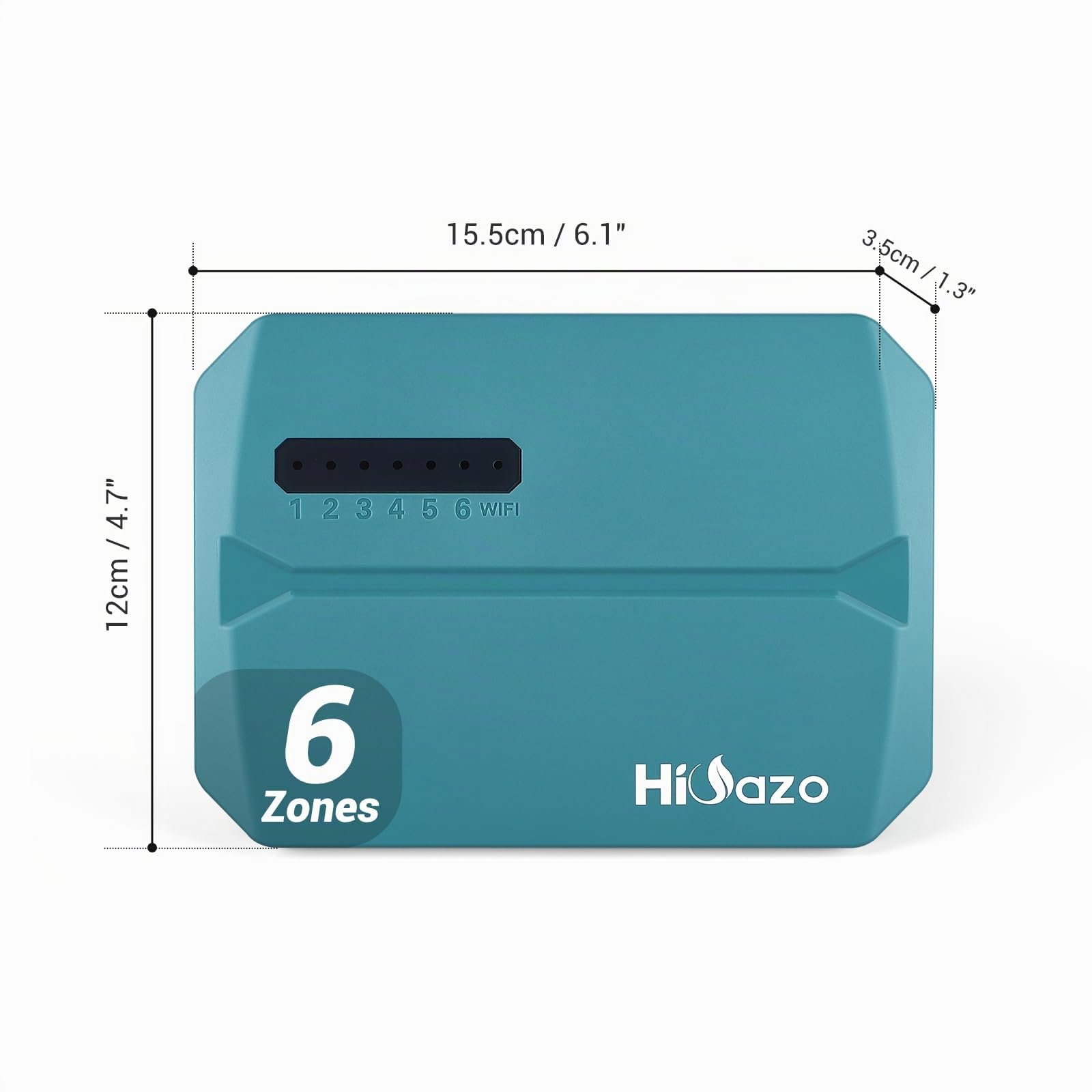 Computer di irrigazione, Sistema di irrigazione WiFi, Timer a 6 Zone, Sistema di irrigazione Esterno Interno Controller, monitoraggio App, Uscita Pioggia, Regolazione stagionale HO-SC-6W