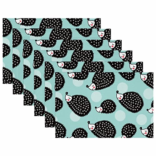 Set de table hérisson isolant contre brûlures et rayures table - 6