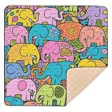 La sécurité d'abord : notre tapis de jeu en mousse est fabriqué en polyester, non toxique, inodore et exempt de tous produits chimiques nocifs. Et sa surface n'est pas facile à déchirer, offrant une surface de jeu sûre pour les tout-petits et les nourrissons pour s'allonger, rouler et ramper.