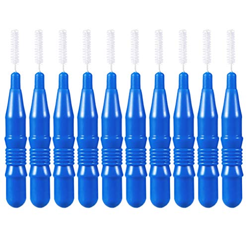 Health 50 peças de palitos interdentais de 2,5 mm entre palhetas de fio dental para limpeza de dente