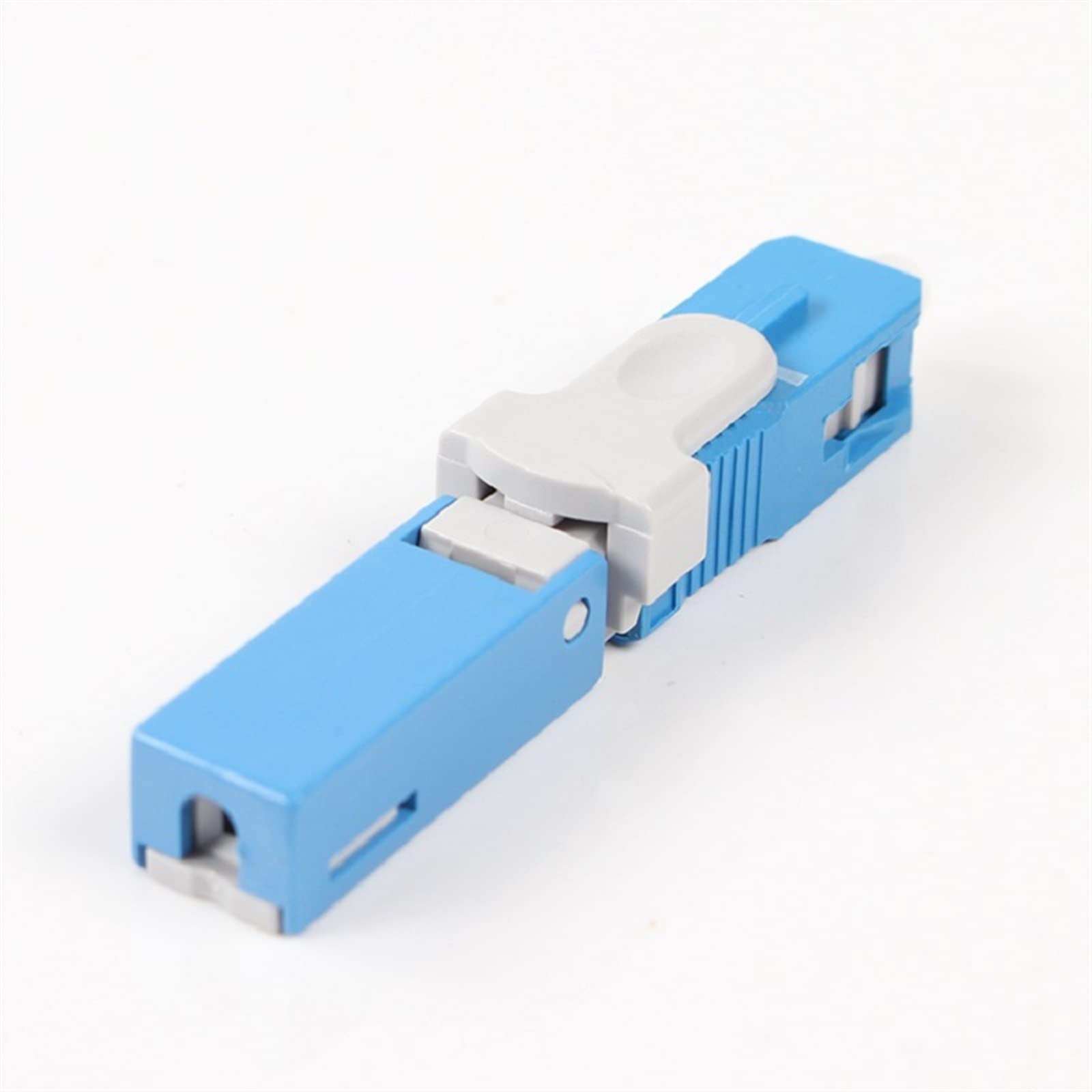 Raccords à Fibres optiques 100PCS Embedded-SC Field Assembly Connecteur Optique SC UPC Blue FTTH Fiber Fast Connector Équipement de Communication