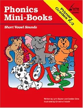 Paperback Phonics Mini-Books: Short Vowel Sounds, Grades K-2 Book