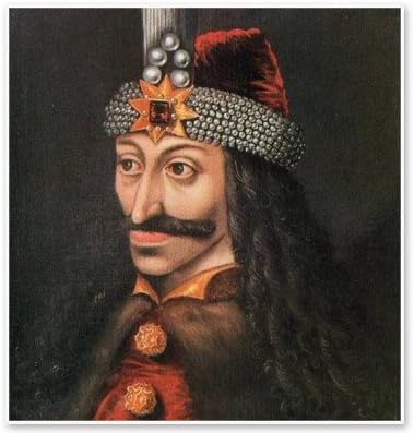 AK Wall Art Count Dracula Vlad The Impaler Vinyl Sticker - Car Phone Helmet - Select Size