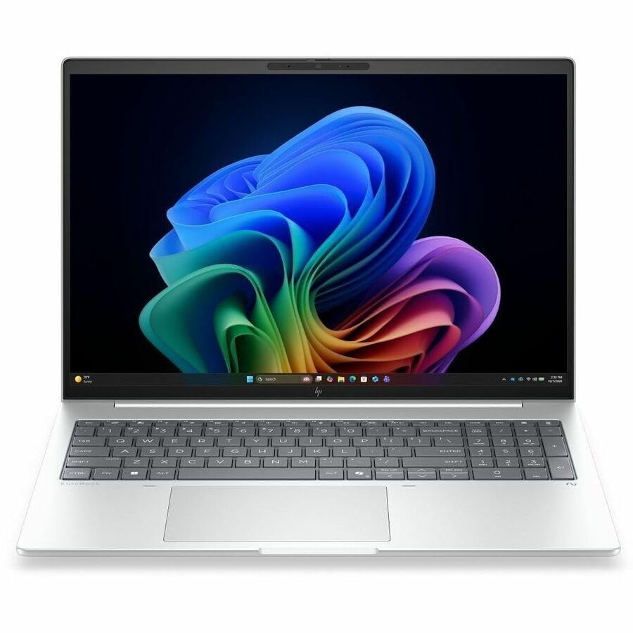 Image of HP EliteBook 8 Flip G2i 13.3 inch Touchscreen Convertible Copilot+ PC 2 in 1 Notebook - 5G - WUXGA - Intel Core Ultra 7 Series 3 365-32 GB - 512 GB SSD - English Keyboard - Glacier Silver - Intel Chip -