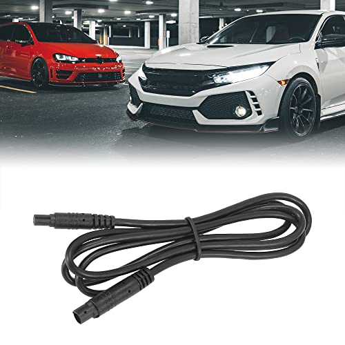 Image of X AUTOHAUX 5 Pin 3ft 1m Backup Camera Extension Cable Dash Camera Cord Wires Car Rear View Camera