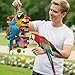 ERKOON Extra Large Bird Parrot Toys for Macaws, African Grey, Amazon Parrots Multicolored Natural Wooden Blocks Parrot Chewing Toy Bird Cage Bite Toy