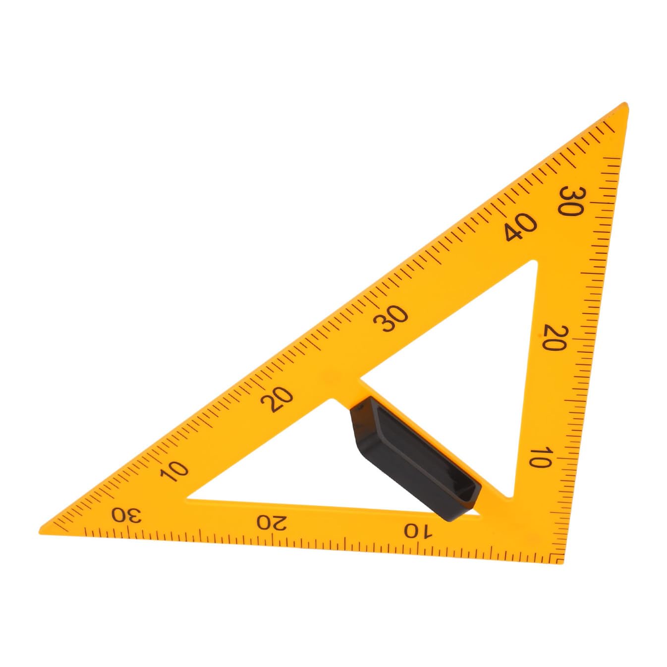 DOITOOL 3 Stück Magnetisches Geometrisches Dreieck Lineal mit Abnehmbarem Griff Multifunktionales Zeichen und Mathematiklehrmittel für Unterricht und Demonstrationen