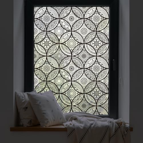 dktie Dekorfolie Glasmalerei Fensterfolie Sichtschuzfolie Milchglasfolie...