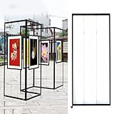 Tragbarer Kunstausstellungsständer, faltbar, Marketing-Panel für Galerie- und Bastelausstellungen, 8 Stück (120 x 250 cm), ideal für Kunstveranstaltungen und Messen