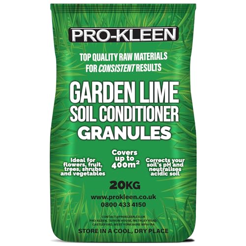 Pro-Kleen Garden Lime Soil Conditioner Granules 20kg - Granu
