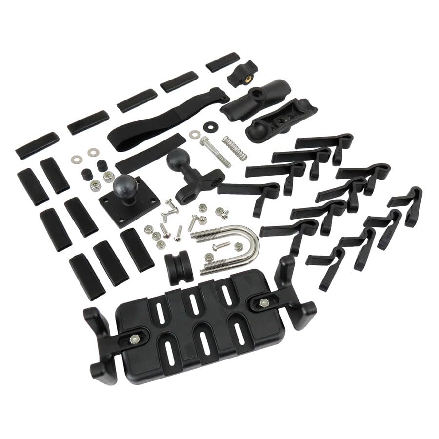 NOVAK Supporto Universale Rotante per Smartphone Super Strong per Tutte Le Moto e Scooter con manubri di Diametro compreso 20>27mm - Supporto Smartphone Auto