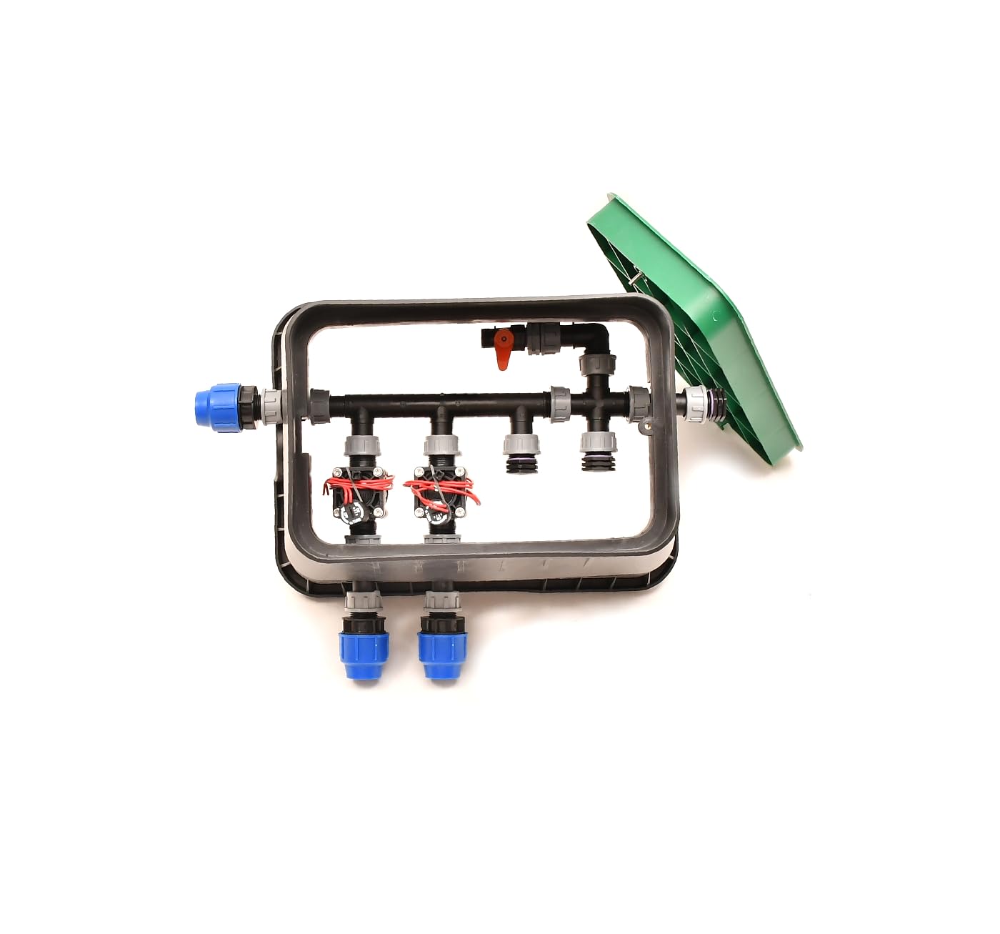 Plug&Rain 2er-Ventilbox Hunter PGV, 32 mm (1") Eco