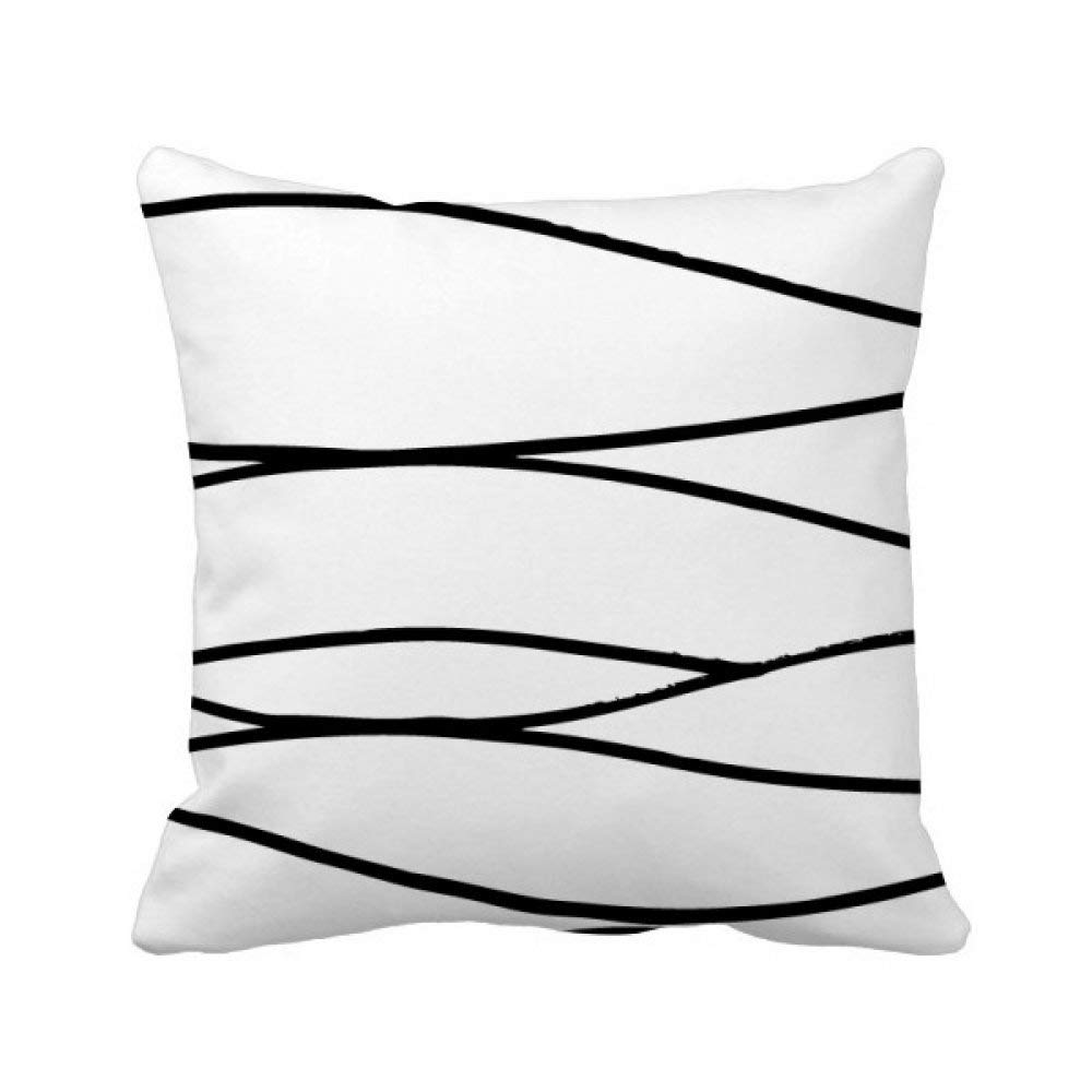 Housse de coussin carrée à texture irrégulière 45x45 cm salon