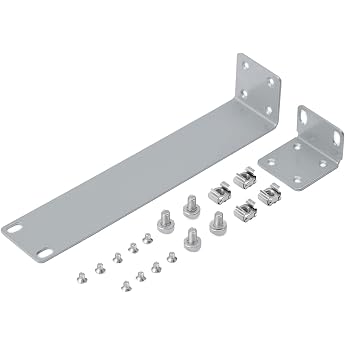 PhyinLan Rack Mount Kit for Ubiquiti Switch, 1U Rack Ears for EdgeSwitch ES-8-150W Switch 8 Port and for US-8-150W UniFi Swit