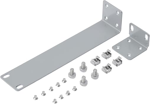 Rack Mount Kit for Ubiquiti Switch 1U Rack Ears for EdgeSwitch ES-8-150W Switch 8 Port and for US-8-150W UniFi Switch 8 Port