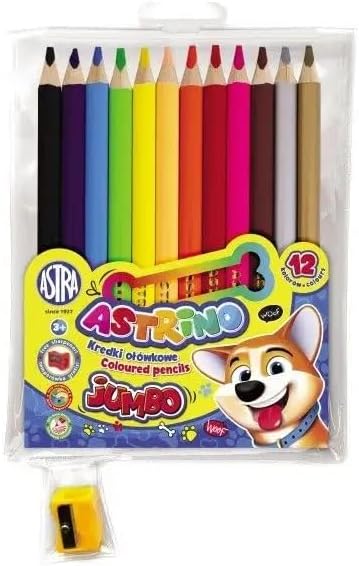 Astra pencil pencils thick 12 colors Astrino