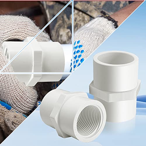 Boltigen FITTING S, 1/2 Npt Female Thread Pvc Pipe Fitting Adapter Connector, Pvc Female Threaded Pipe Coupling thumb #8