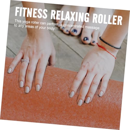 Foam Roller Yoga Massage Stick, material EPP para relajación muscular, 30x15 cm, naranja, herramienta fitness para terapia física y post entrenamiento miniatura 3