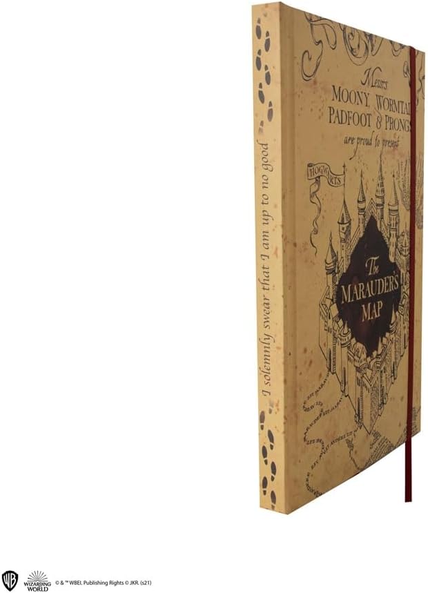 Cinereplicas Harry Potter - Notebook with foldable Marauder's map - Official License