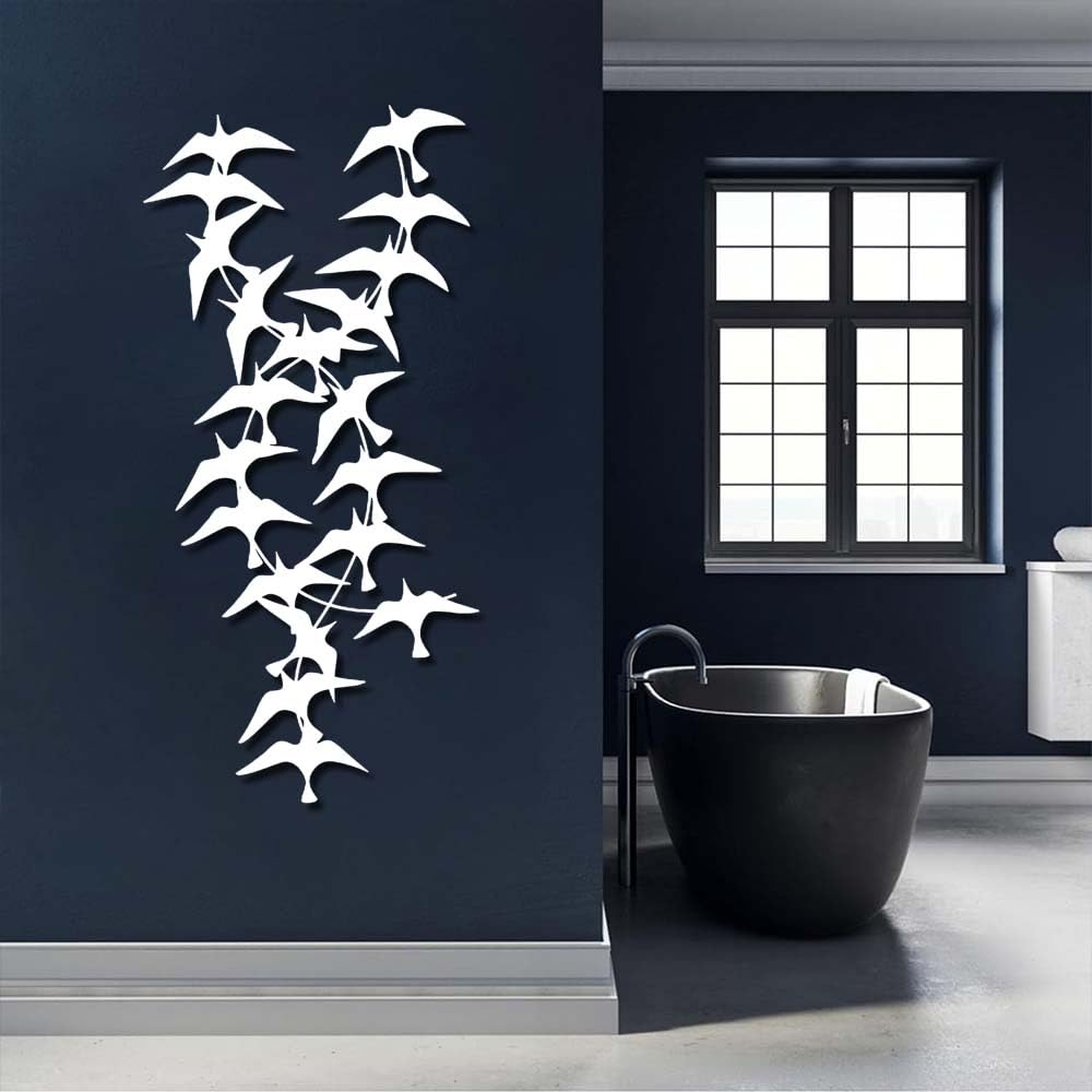 Décoration murale oiseau en métal : le cadeau idéal pour les amateurs d'oiseaux et de design