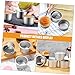 MAGICLULU 6pcs Round Cake Pans with Removable Bottom Non-stick Aluminum Alloy Baking Molds for Cakes and Quiches Versatile Baking Tool for All Occasions