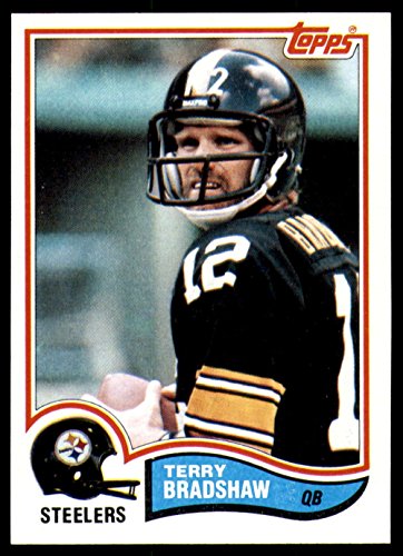 1982 Topps 204 Terry Bradshaw Pittsburgh Steelers NFL Football Card NM-MT