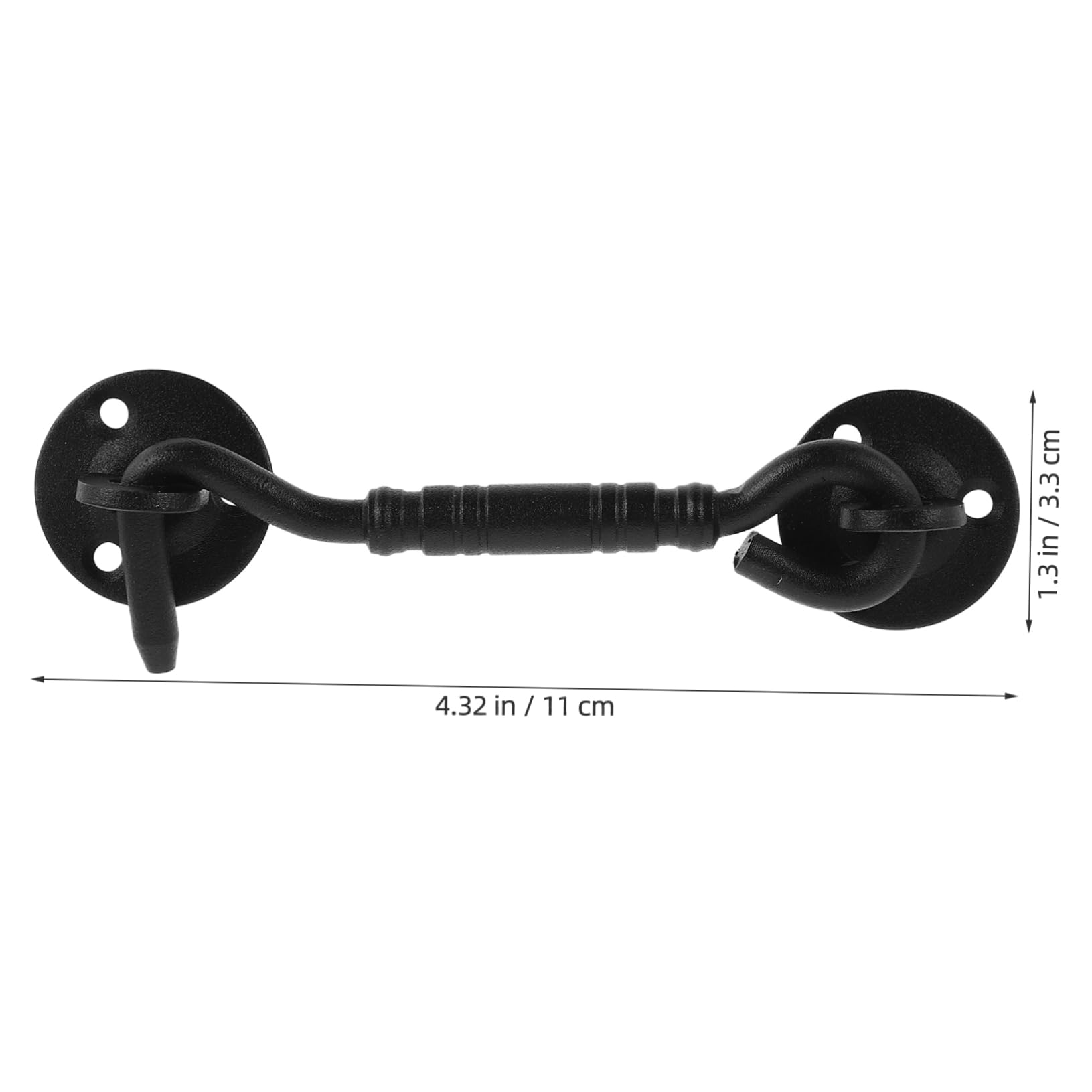 SEWACC Replacement Latch for Doors Window Lock Hasp Latch Stainless Steel Hook for Cabinet Bedroom Privacy Slide Barn Garden Boat