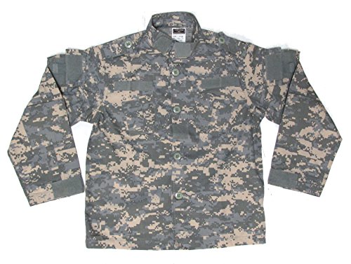 Kids ACU Uniform 4 Piece Set - Kids Military Costume - X-Small