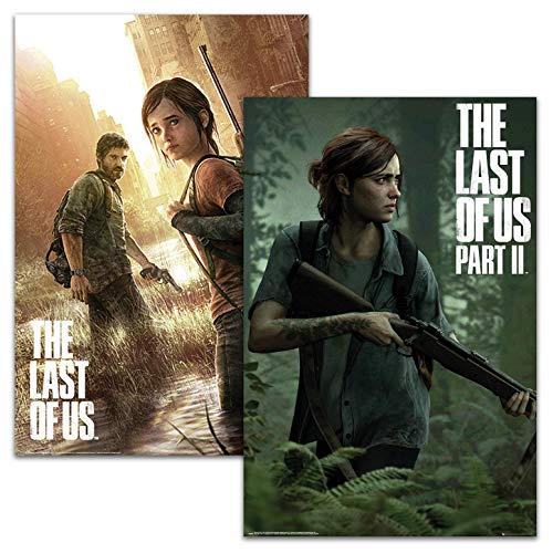 Close Up The Last of Us Part I & II Posterset (61 cm x 91,5 cm) 2er Set Videospiel Poster