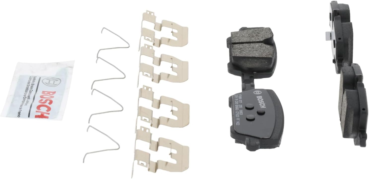 BOSCH BC2308 QuietCast Premium Ceramic Disc Brake Pad Set - Compatible with Select Buick Encore GX; Chevrolet Trailblazer; REAR