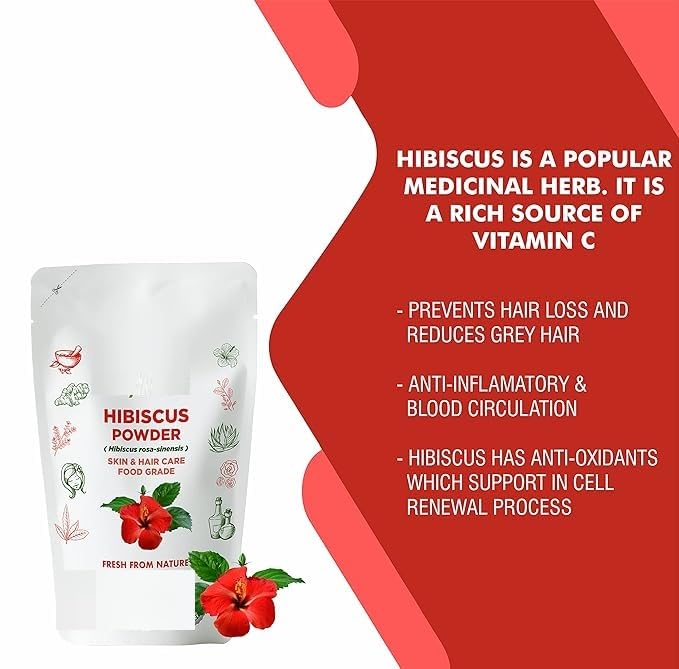 Miniatura 5 de Hibisco en Polvo 227 Gm0.5 Lbs