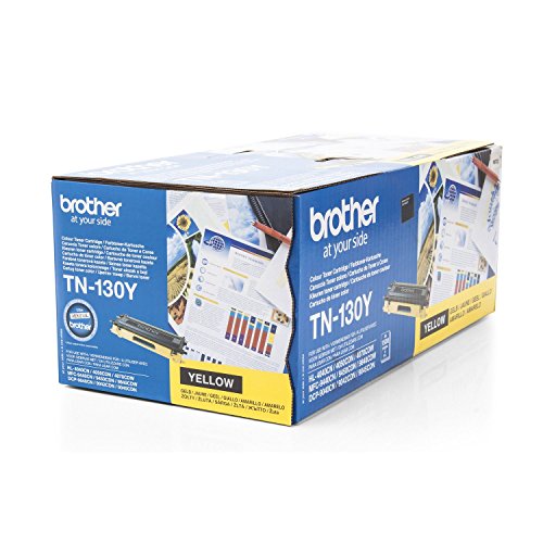 Cartouche de toner jaune Brother TN-130Y authentique
