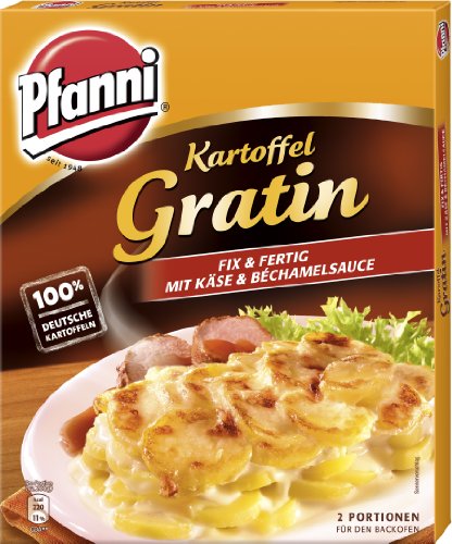 pfanni patatas Gratin con queso y bechamel, 5 x 2 porciones (5 x 400 g)